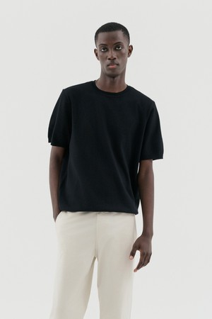 에센셜 라운드 반팔니트 (4컬러)