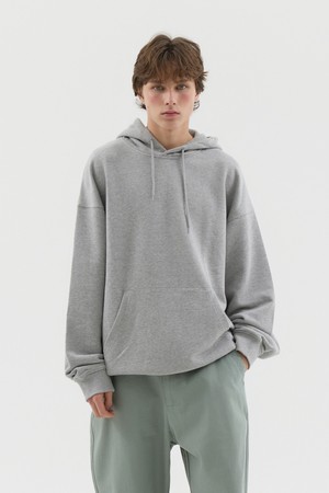 트래드클럽 베이직 스웨트 오버 후드티