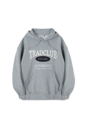 트래드클럽 글래스고 타임리스 부클 기모 오버 후드티