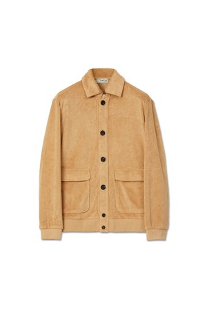 부클 포켓 가디건