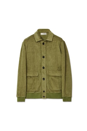 부클 포켓 가디건