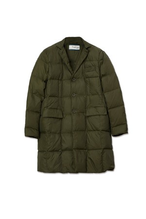 베이직 스퀘어 패딩 코트