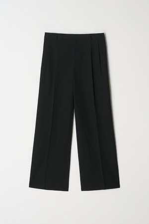 코어 빅 오버 셋업수트 원턱 팬츠 (블랙)