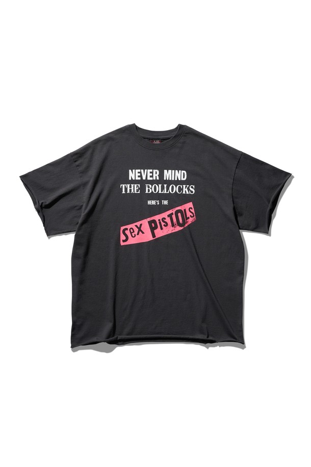 DEUTERO - 반팔티셔츠 - 섹스 피스톨즈 티셔츠 빈티지 블랙