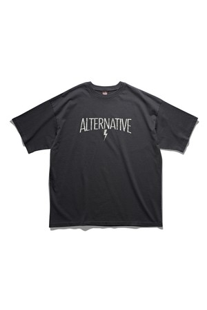 얼터너티브 반팔 티셔츠 빈티지 블랙