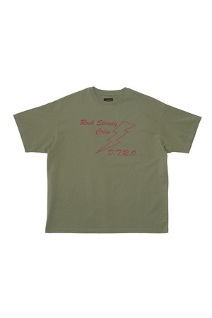 DTR 크루 반팔 티 라이트 카키