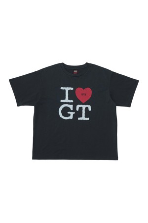 러브 고담 반팔 티셔츠 빈티지 블랙