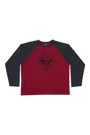 MP 컬렉터 이글 로고 긴팔 티셔츠 와인 레드