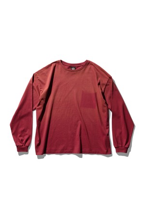 DMG Spray LS Tee Wine Red