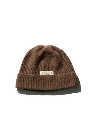 Wool Beanie Middle Brown