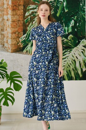 매쉬 쿨 랩 원피스 포레스트 네이비_NAVY-a