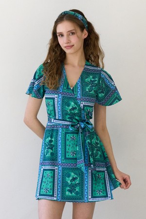 [SET]커버업 랩 수영복 세트 페르 그린_GREEN-a