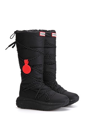 [WOMEN] 헌터 그립 톨 스노우부츠 - 블랙 UFT7101NYLBLK