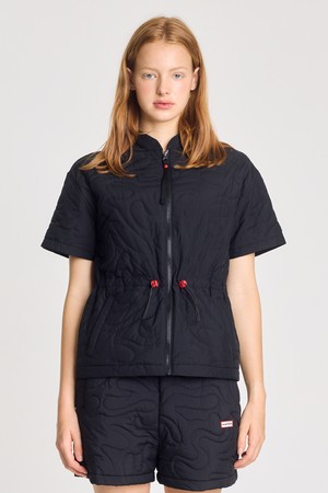 [WOMEN] 익스플로러 퀼팅 자켓 - 블랙 HBW0002AUZBLK