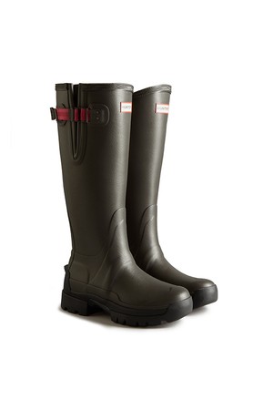 [WOMEN] 오리지날 발모랄 사이드 어드저스터블 톨 레인부츠 - 다크슬레이트 WFT2201RNPDSC