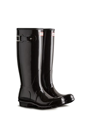 [WOMEN] 오리지날 글로스 톨 레인부츠 - 블랙 WFT1000RGLBLK