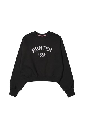 [WOMEN] 1856 로고 스웨트셔츠 - 블랙 HBW0004AMZBLK