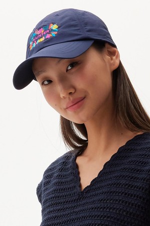 [UNISEX] 임브로이더리 시즌 트로피컬 캡 - 네이비 HAU0002CHZNVY