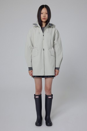[WOMEN] 롱 기장 3L 웨더 자켓 - 웜그레이 HDW0003AJZWAG