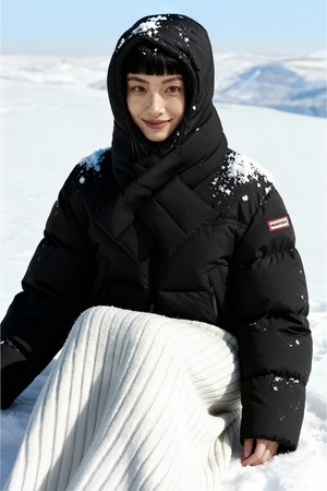 [WOMEN] 인앤아웃 다운 자켓 - 블랙 HDW0002ADZBLK