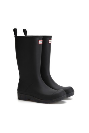 [WOMEN] 플레이 트랜스루센트 톨 레인부츠 - 블랙 WFTK001RMABLK