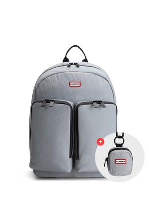 [UNISEX] 투 포켓 백팩 - 오션블루 HCM0001CBZROB