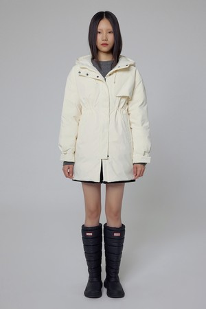 [WOMEN] 오리지날 롱 다운 자켓 - 아이보리 HDW0005ADZIVO