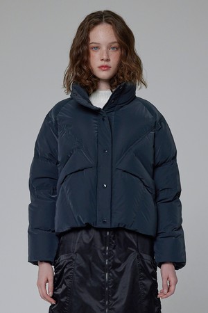 [WOMEN] 글로시 다운 자켓 - 딥네이비 HDW0003ADZDNV