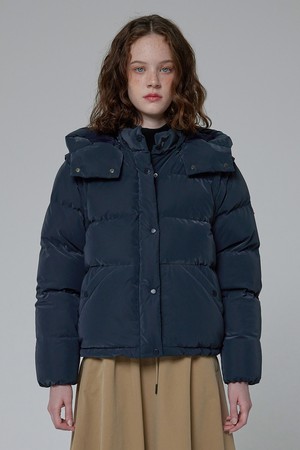 [WOMEN] 글로시 2in1 다운 자켓 - 딥네이비 HDW0006ADZDNV