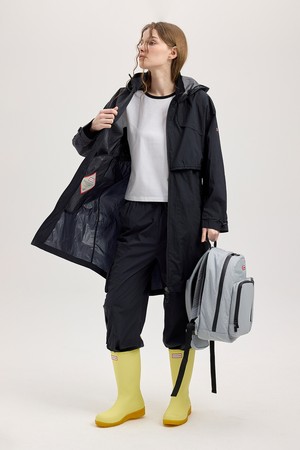 [WOMEN] 트래블 윈드브레이커 파카 - 블랙 HCW0006AJZBLK