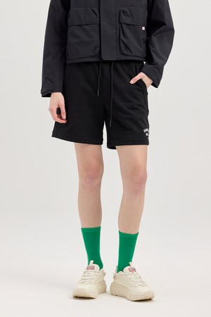 [WOMEN] 1856 로고 밴딩 스웨트 팬츠 - 블랙 HCW0005APZBLK