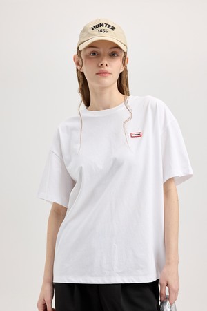 [UNISEX] 스탠다드 시그니처 티셔츠 - 화이트 HCW0002ATZWHT