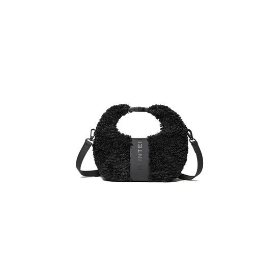 [UNISEX] 부클 미니 크로스바디 - 블랙 UBX5523PRCBLK