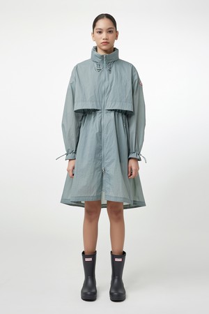 [WOMEN] 트래블 롱 웨더 자켓 - 라이트카키 HEW0006AJZLKH