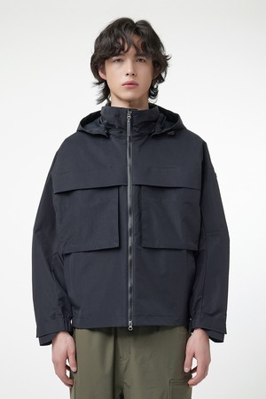 [MEN] 오리지날 유틸리티 웨더 자켓 - 블랙 HEM0002AJZBLK