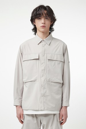 [MEN] 나일론 유틸리티 포켓 자켓 - 캐스트 HEM0004AJZCAS
