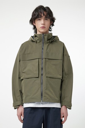 [MEN] 오리지날 유틸리티 웨더 자켓 - 카키 HEM0002AJZKHA