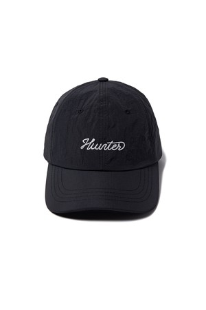 [WOMEN] 립스탑 커서브 로고 캡 - 블랙 HEW0002CHZBLK