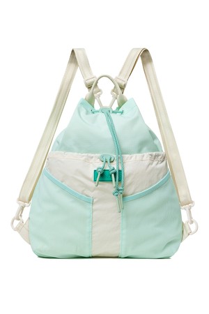 [UNISEX] 트래블 멀티 펑션 립스탑 패커블 백팩 - 화이트윌로우/글로우라군 UBB7125NRSWLG