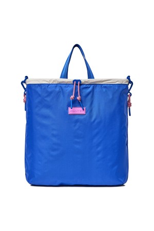 [UNISEX] 트래블 멀티 펑션 립스탑 패커블 토트백 - 크루즈블루/화이트 UBT7126NRSCWF