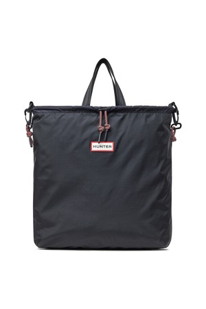 [UNISEX] 트래블 멀티 펑션 립스탑 패커블 토트백 - 블랙/클레이 UBT7126NRSBEC