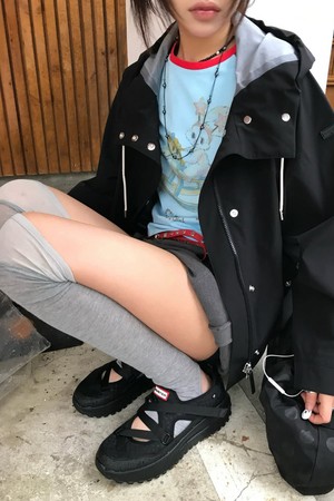 [WOMEN] 트래블 플로우 메리 제인 슈즈 - 블랙 WFF3123MSHBLK