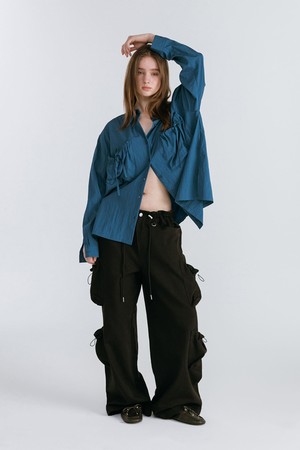 POCKET CARGO PANTS / BLACK