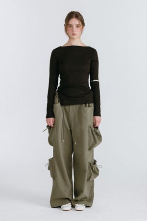 POCKET CARGO PANTS / KHAKI