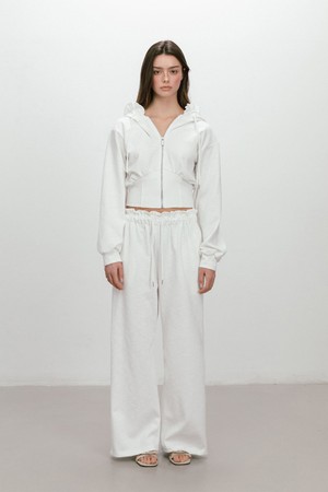 BAKE WIDE PANTS / WHITE