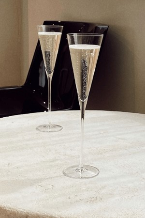 워터폴 샴페인 글라스 WATERFALL CHAMPAGNE GLASS 130ml