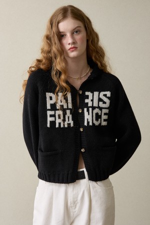 Paris Cardigan Black