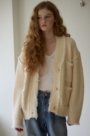 Winter Tweed Knit Cream