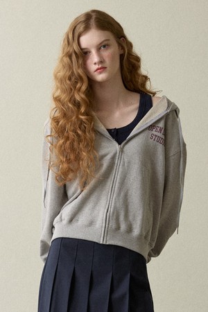 Opendoor Hooded Zip-up Gray