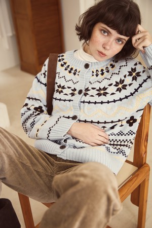 Art Nordic Knit Blue